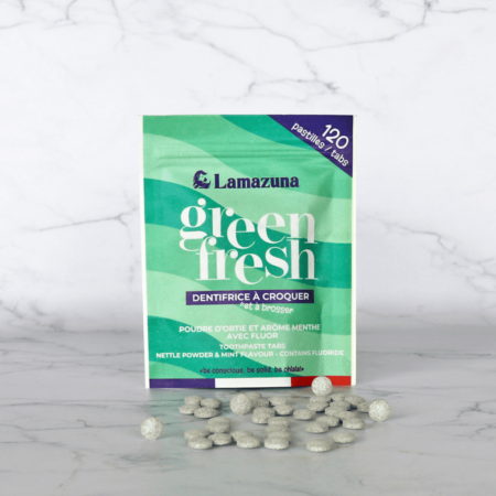 Dentifrice à croquer - Green Fresh - Lamazuna - Cosmétique Naturelle - Naturals&co